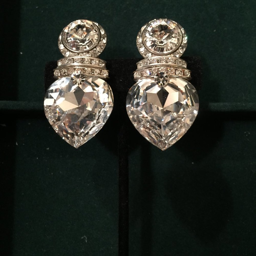 Crystal Statement Earrings - image 5